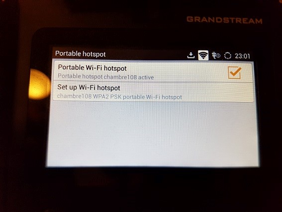 WiFi AP settings