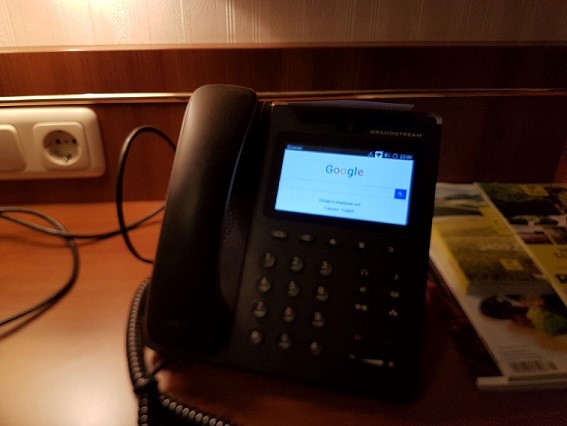 Google on a phone, I guess