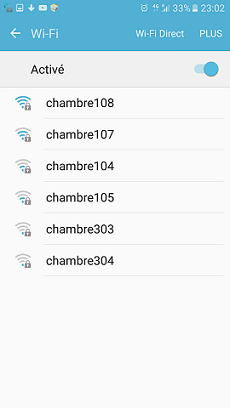 WiFi list